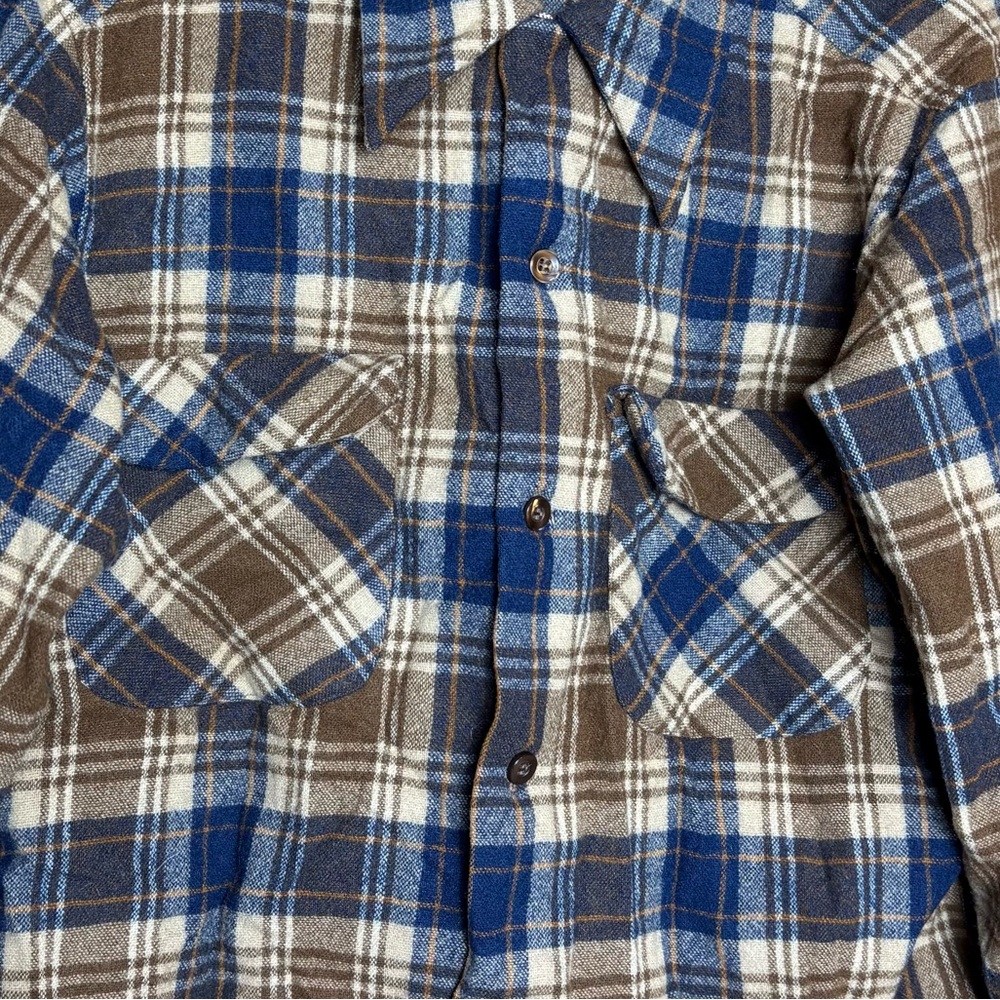 Pendleton 1960s Virgin Wool Plaid Fall Winter Vin… - image 4